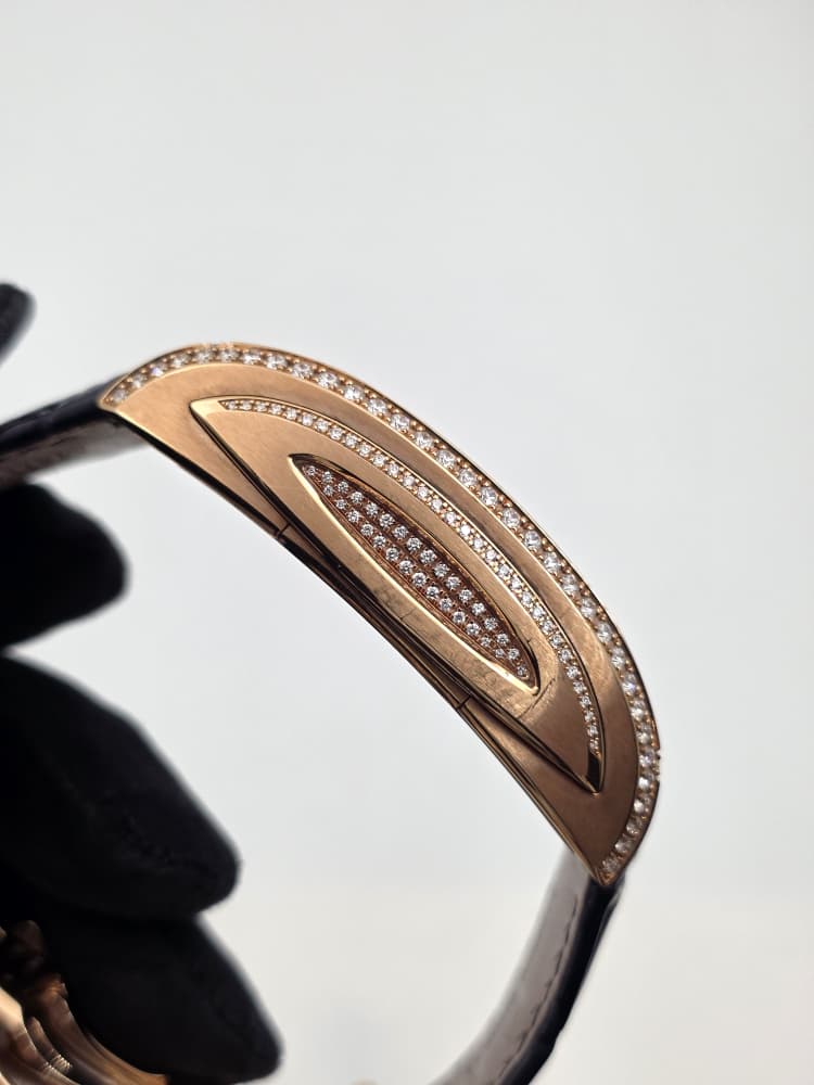Maitre Du Temps Chapter 2 Triple Calendar in Rose Gold with Diamond Bezel
