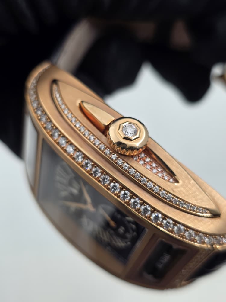Maitre Du Temps Chapter 2 Triple Calendar in Rose Gold with Diamond Bezel