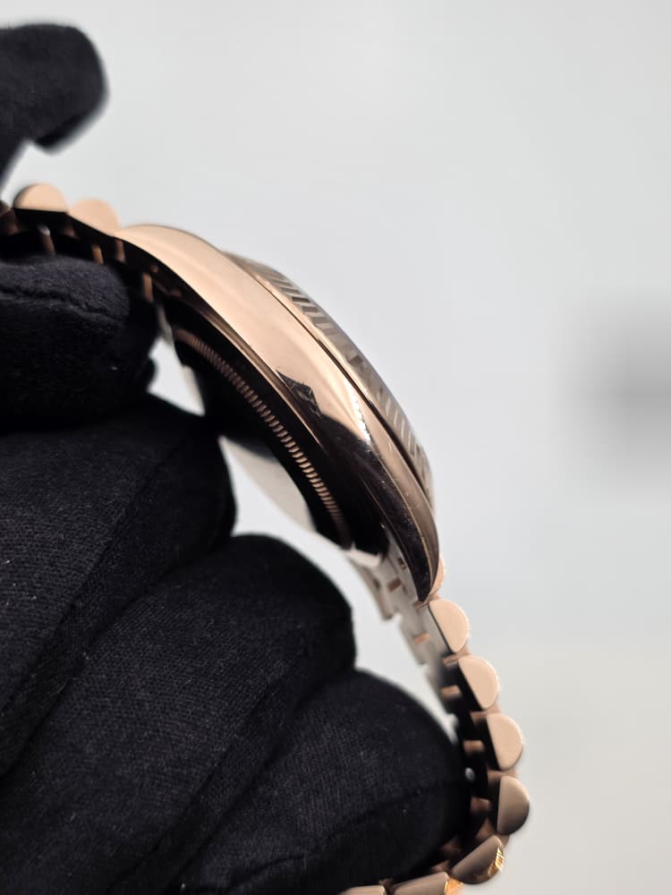 Rolex Day-Date 40 Rose Gold with "anniversary" dial