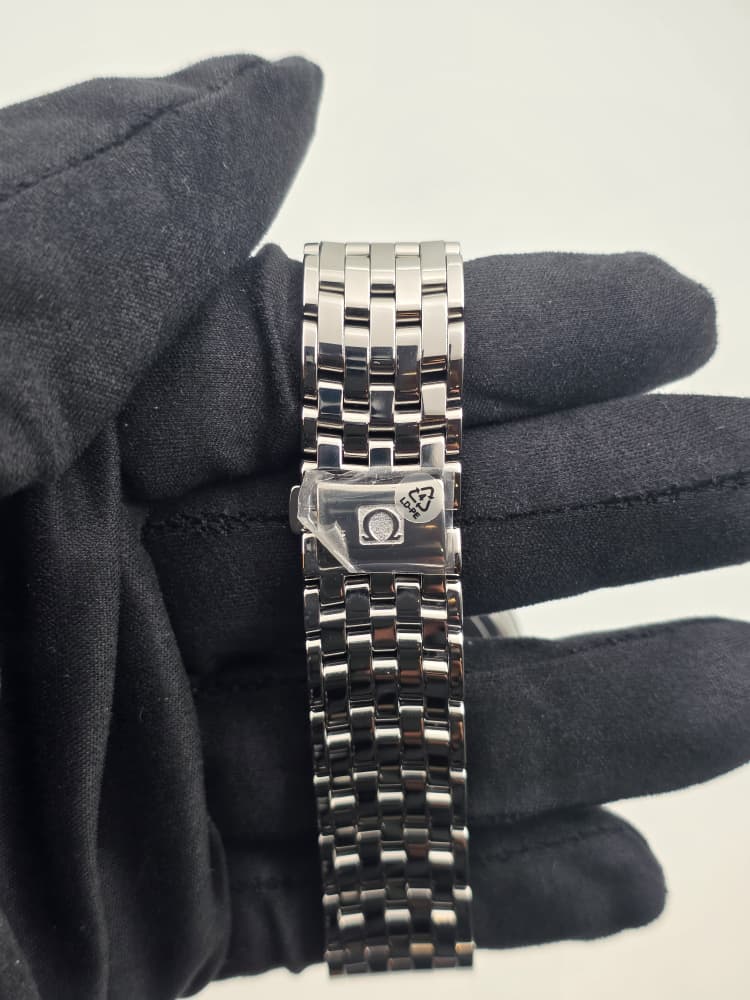 Omega De Ville Co-Axial Automatic in Steel with Blue Dial