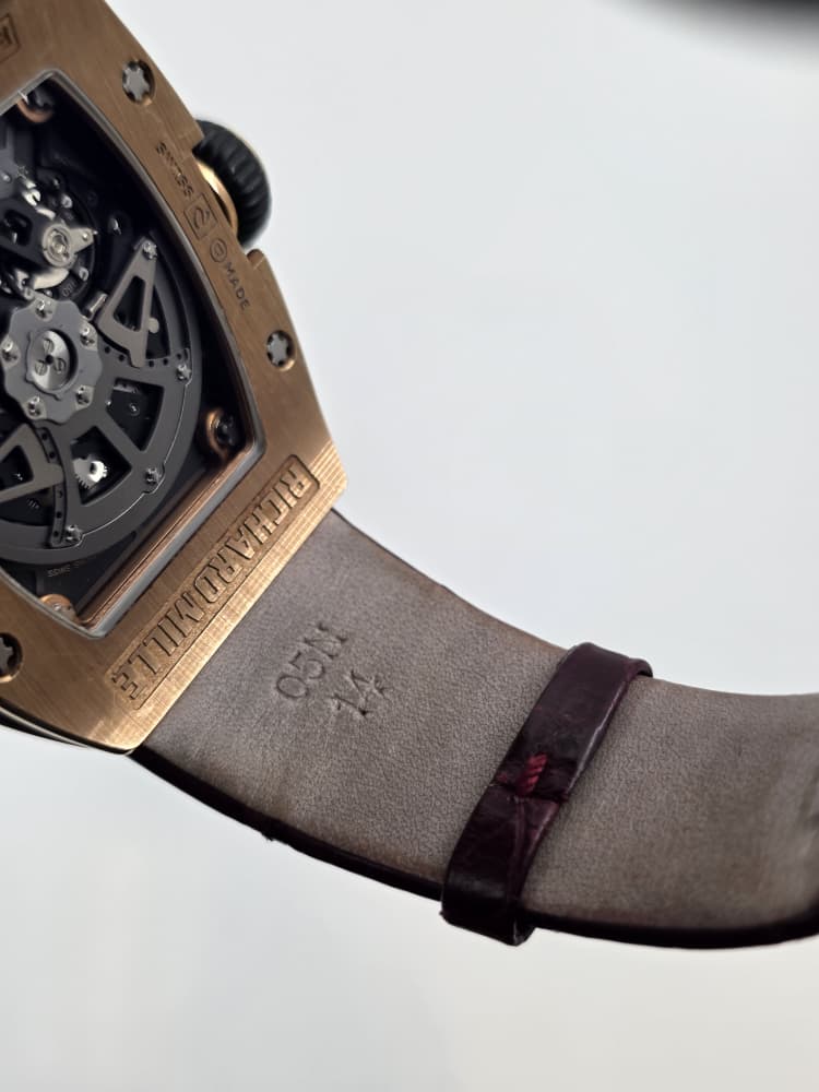 Richard Mille RM023 Automatic in Rose Gold with Alligator Strap and Titanium Clasp