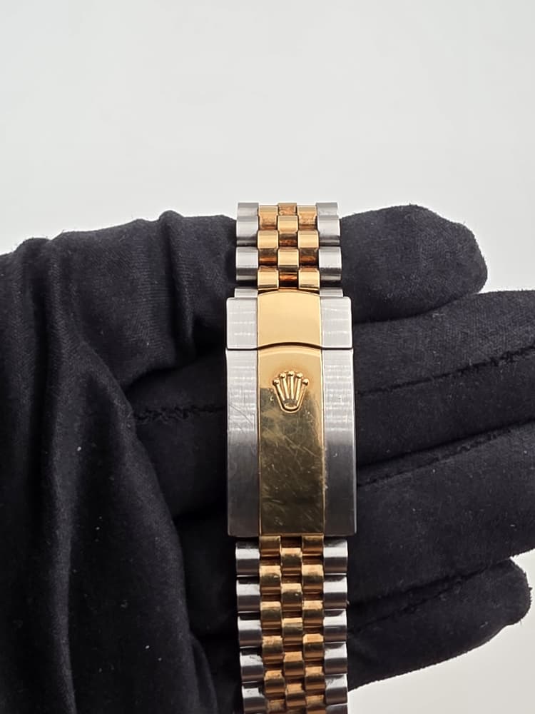 Rolex Datejust 41 Yellow Gold and Steel with Wimbledon Dial and Jubilee Bracelet