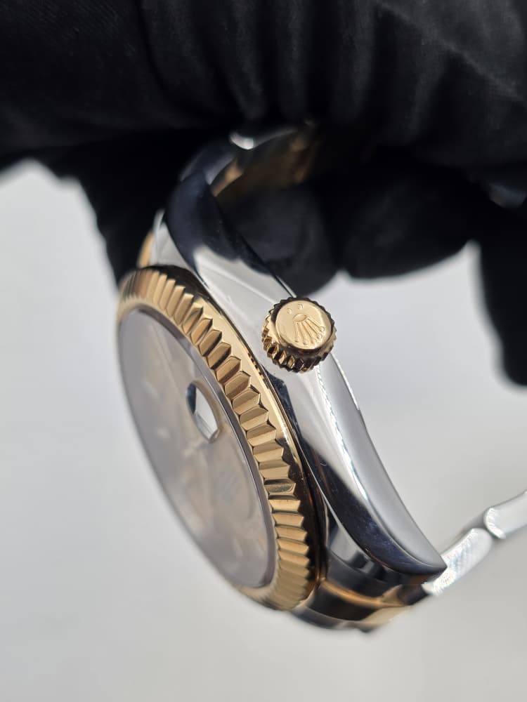 Rolex Skydweller Yellow Gold and Steel with Champagne Dial and Oyster Bracelet